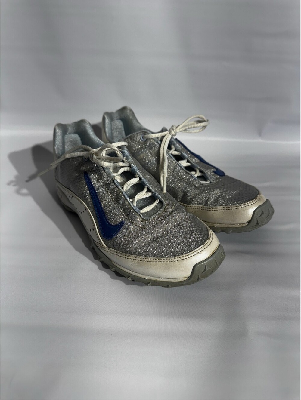 Nike Jana Star Women's Trail Running Shoes Silver Blue Athletic Sneakers